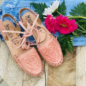 Baby pink huaraches